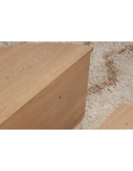 Mesa de Centro ORFEO, MDF Acabado Roble Miel