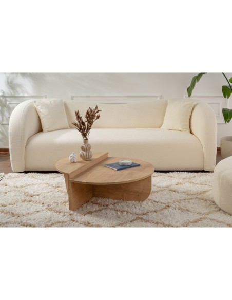 Mesa de Centro ORFEO, MDF Acabado Roble Miel