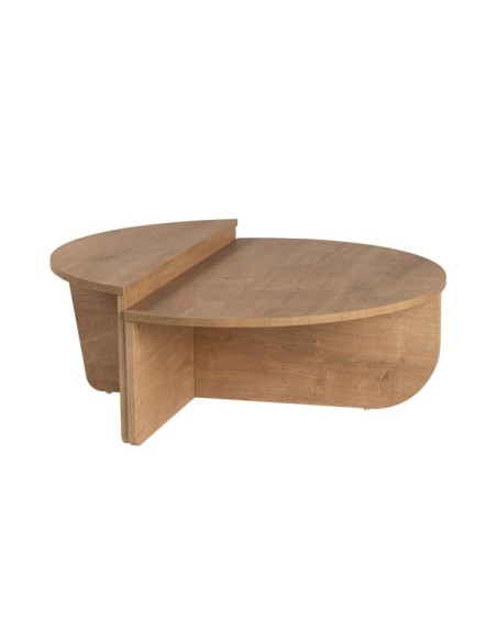 Mesa de Centro ORFEO, MDF Acabado Roble Miel