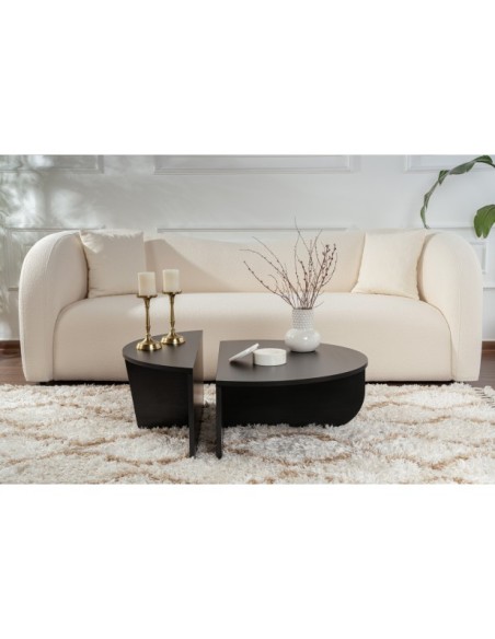 Mesa de Centro ORFEO, MDF Acabado Madera Negra