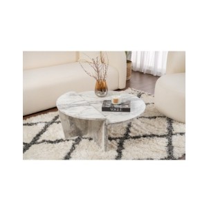 Mesa de Centro ORFEO, MDF Acabado Mármol 2