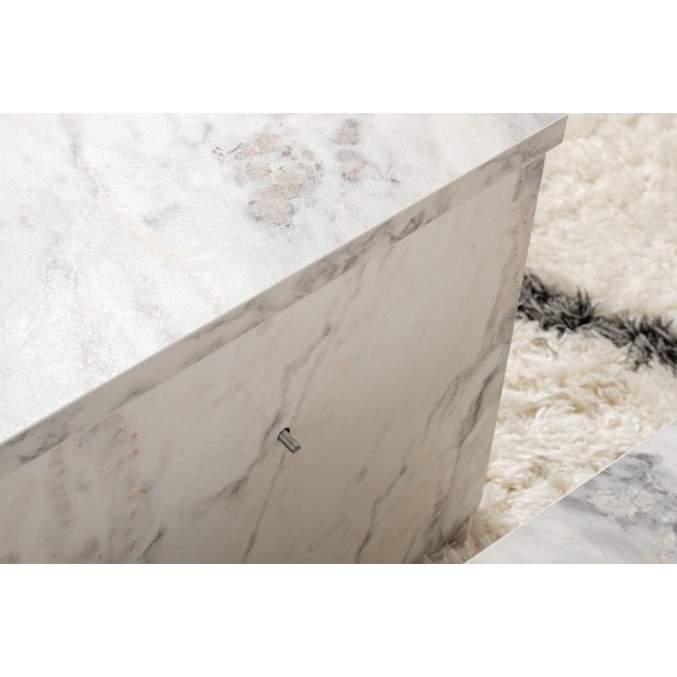 Mesa de Centro ORFEO, MDF Acabado Mármol