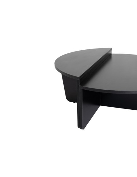 Mesa de Centro ORFEO, MDF Acabado Madera Negra V2
