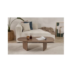 Mesa de Centro SISYPHUS, MDF Acabado Nogal