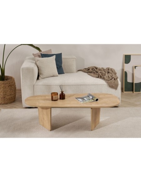 Mesa de Centro SISYPHUS, MDF Acabado Roble
