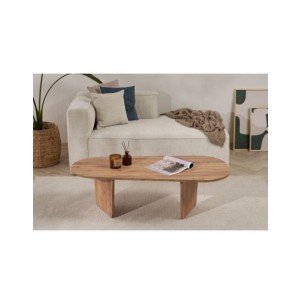 Mesa de Centro SISYPHUS, MDF Acabado Pino Atlántico