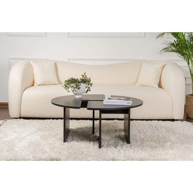 Mesa de Centro GÅDE Ø92 cm, MDF...