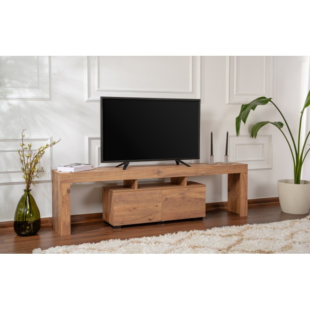 Mueble TV AURORA, MDF Acabado Pino...
