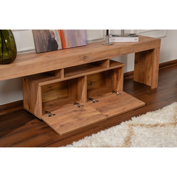 Mueble TV AURORA, MDF Acabado Pino...