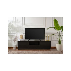 Mueble TV AVANT, MDF Acabado Madera Negra 2