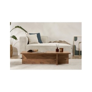 Mesa de Centro GLAZE, MDF Acabado Pino Atlántico