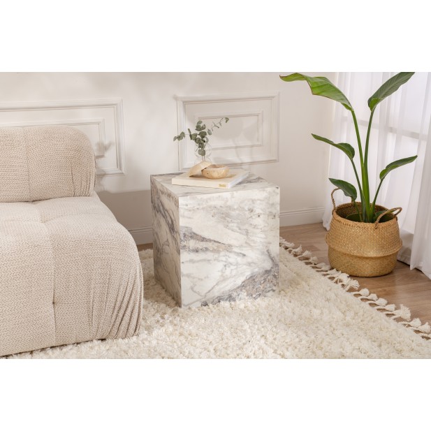 Mesa Auxiliar KOLONNE, MDF Acabado...