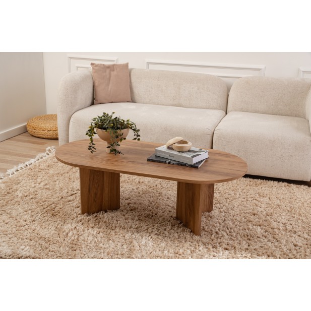 Mesa de Centro Ovalada CELLO, MDF...