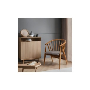 Silla con Brazos TIDLØS, Madera Natural