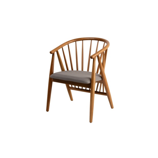 Silla con Brazos TIDLØS, Madera Natural