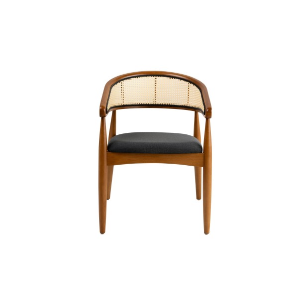Silla con Brazos RHEA, Madera Natural...
