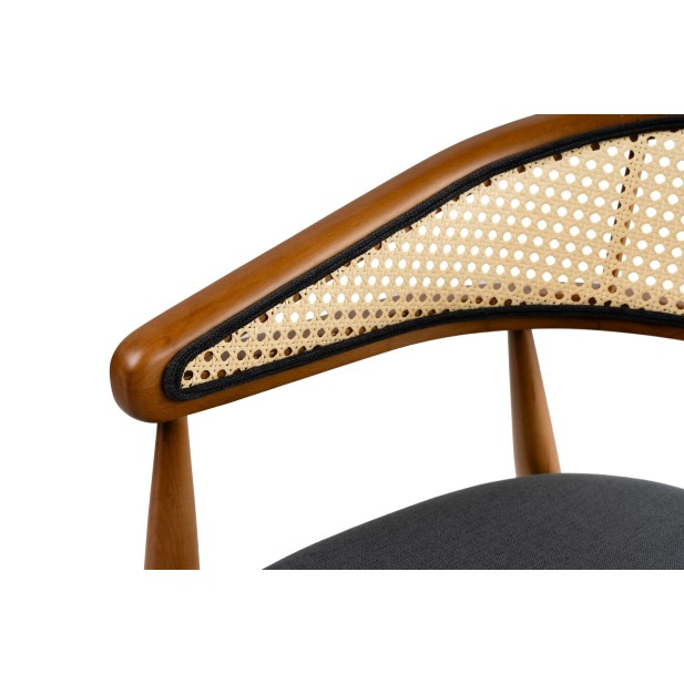 Silla con Brazos RHEA, Madera Natural...