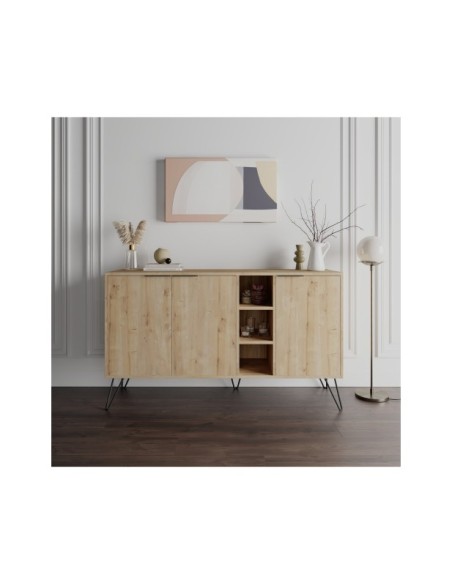 Aparador RITA, MDF Acabado Roble