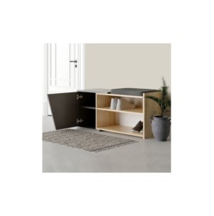 Estantería Aparador CLIO 104x37 cm, MDF Acabado Roble /... 2