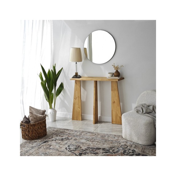 Consola SATIS, MDF Acabado Roble