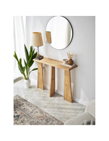 Consola SATIS, MDF Acabado Roble