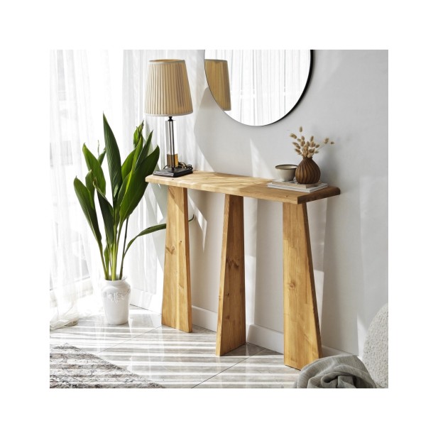 Consola SATIS, MDF Acabado Roble