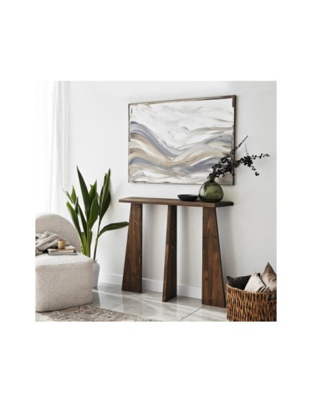 Consola SATIS, MDF Acabado Nogal