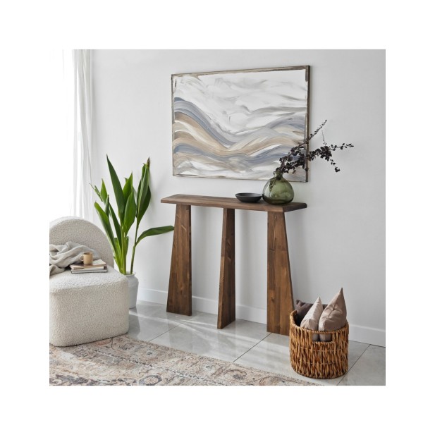 Consola SATIS, MDF Acabado Nogal