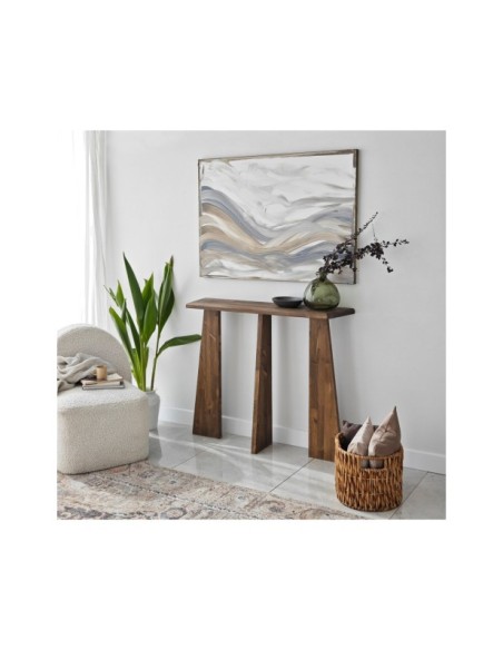 Consola SATIS, MDF Acabado Nogal