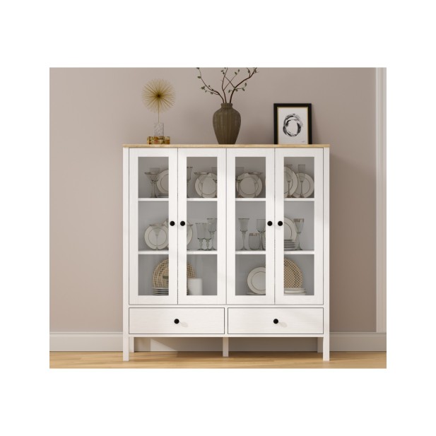 Vitrina con 2 Cajones VISE 136x130...