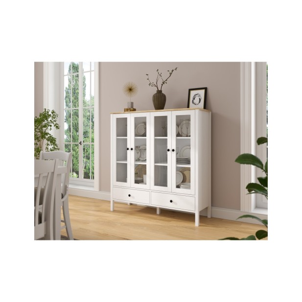 Vitrina con 2 Cajones VISE 136x130...