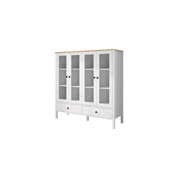 Vitrina con 2 Cajones VISE 136x130...