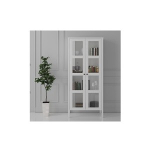 Vitrina VISE 180x80 cm, Aglomerado Acabado Blanco 2