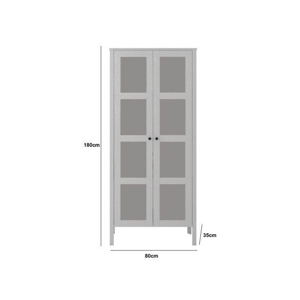 Vitrina VISE 180x80 cm, Aglomerado...