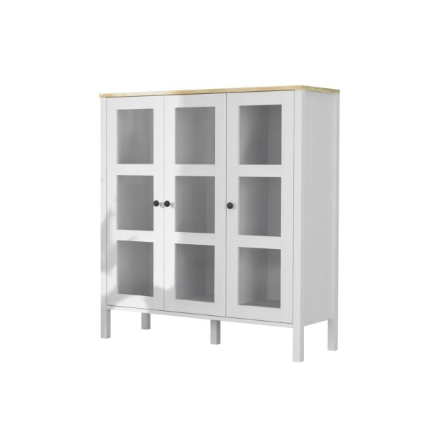 Vitrina VISE 123x112 cm, MDF Acabado...