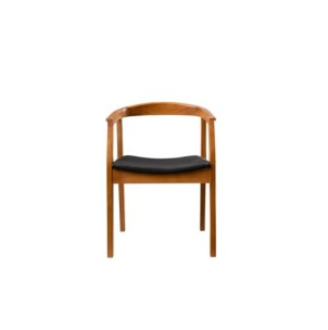 Silla con Brazos TYET, Madera Acabado Nogal / Piel... 2