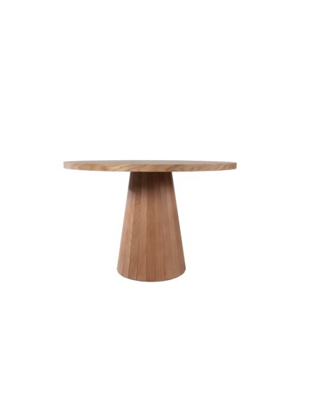 Mesa KOMET Ø100 cm de Comedor, Haya Natural / MDF
