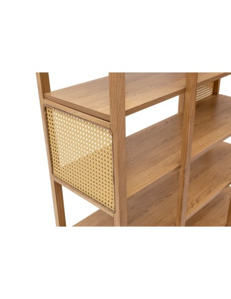 Estantería OZER 120x160 cm, Fresno Natural / MDF