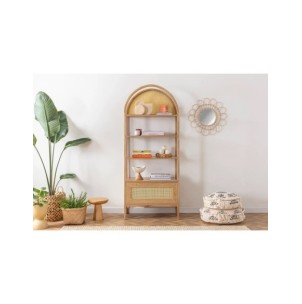 Estantería OZER 75x182 cm, Fresno Natural / MDF 2