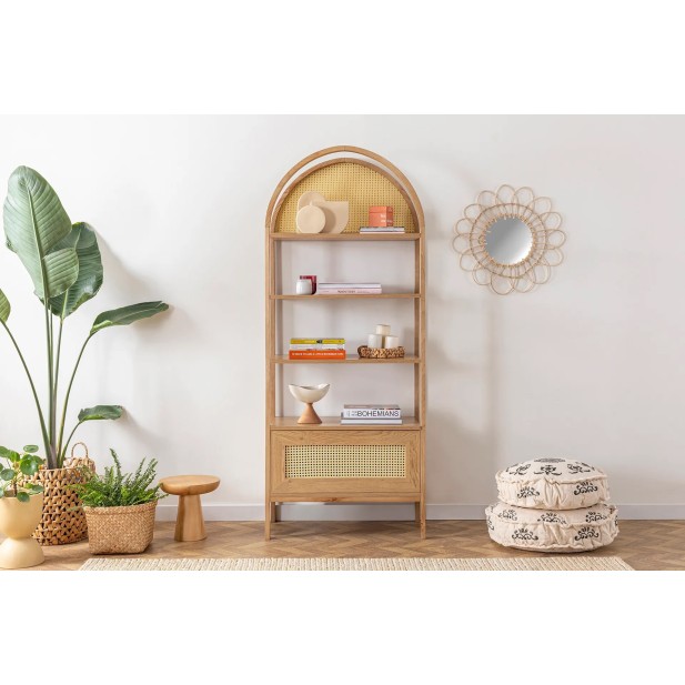 Estantería OZER 75x182 cm, Fresno...