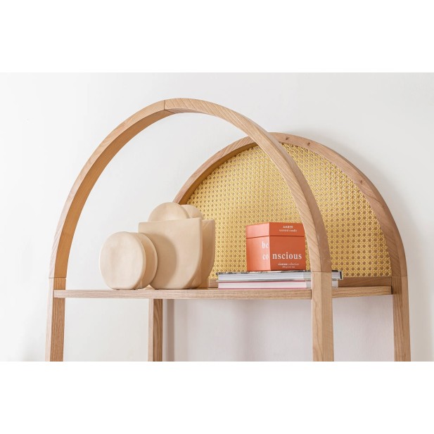 Estantería OZER 75x182 cm, Fresno...