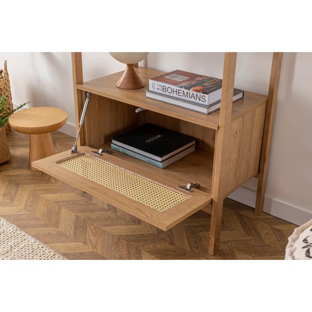 Estantería OZER 75x182 cm, Fresno...