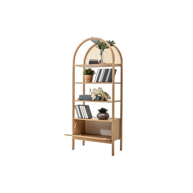 Estantería OZER 75x182 cm, Fresno...