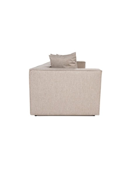 Sofá SKADI 3 Plazas 270x95 cm, Lino Arena / Madera de Haya