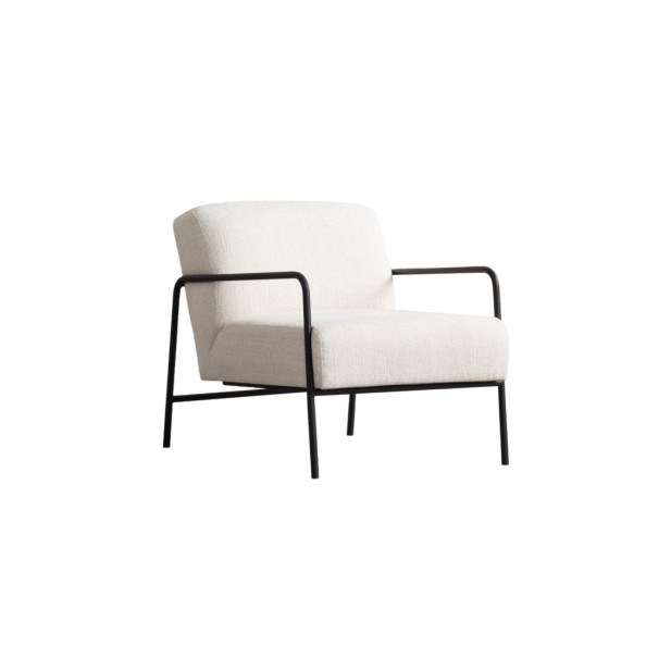 Butaca FREI 70x90 cm, Textil Blanco /...