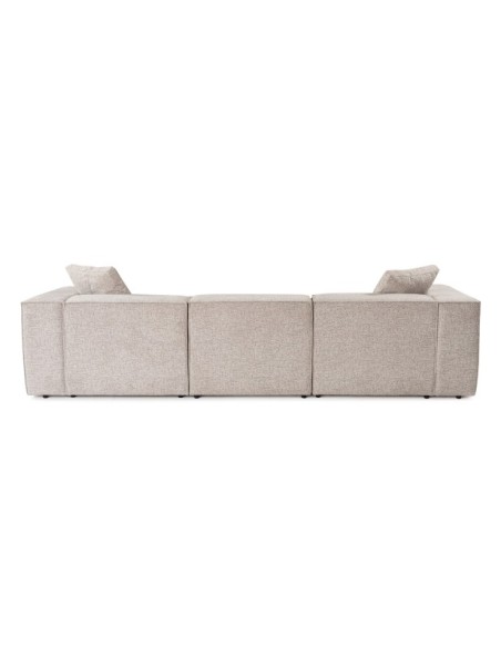 Sofá Esquinero SOPHIE 303x193 cm, Lino Moca