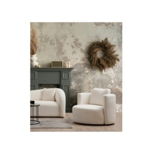 Butaca EMBLA 105x100 cm, Textil Crema