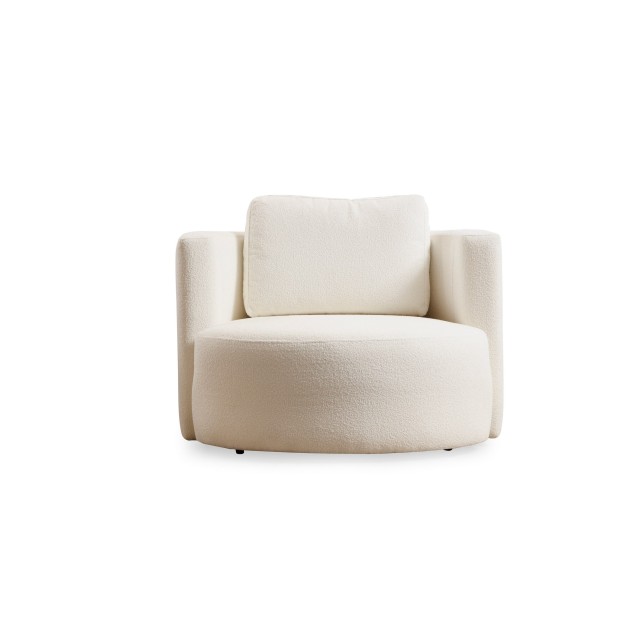 Butaca EMBLA 105x100 cm, Textil Crema