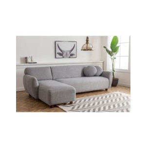 Sofá Esquinero GENEVE 273x162 cm, Textil Gris Claro /... 2