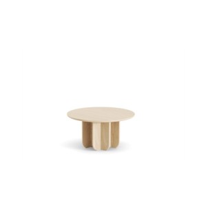 Mesa de Centro FUNGHI PICCOLO Ø80 cm, Linóleo Burdeos -...